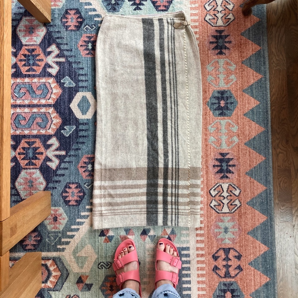 Ralph Lauren Wool Wrap Skirt